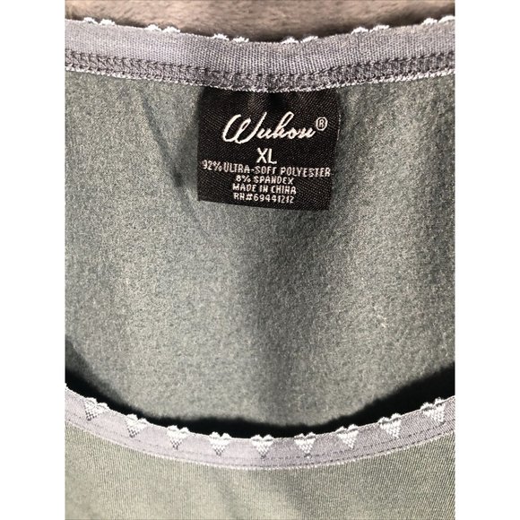 Wuboru Shirt Women’s Green Pull Over Long Sleeve Adult Size Extra Large - Picture 2 of 8